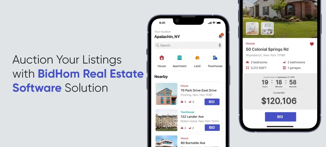 Give Your Real Estate Business a Boost with the Bidhom's Online Auction Software