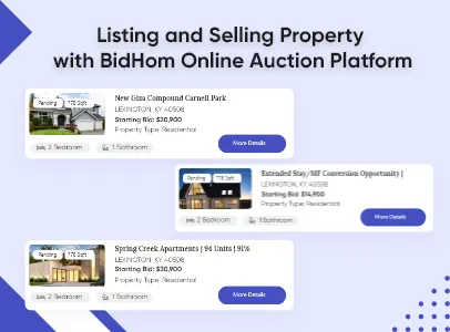 Listing and Selling Property with BidHom Online Auction Platform