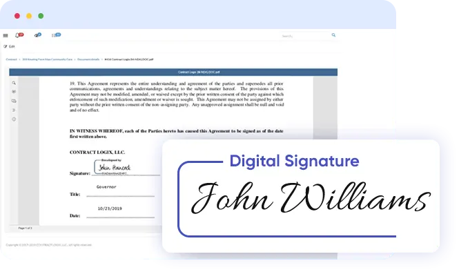 Digitally Signed Contracts